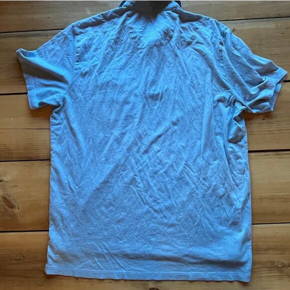 Orvis Men's Blue Pull over Collared polo Shirt. Size Large. Soft. Outdoor. - Picture 2 of 6